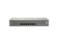 LevelOne GEP-0821 netwerk-switch Gigabit Ethernet (10/100/1000) Power over Ethernet (PoE) Grijs - thumbnail