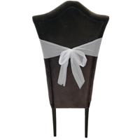 Hobby/decoratie witte tule stof - 5x - op rol - 15 cm x 9 meter - Gaatjesstof