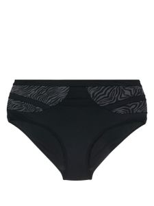 Marlies Dekkers culotte Wing Powder à taille haute - Noir