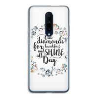 Diamonds: OnePlus 7 Pro Transparant Hoesje