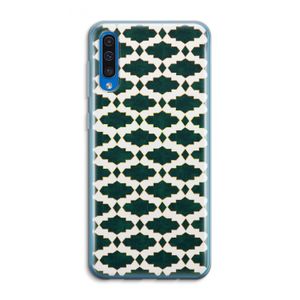 Moroccan tiles: Samsung Galaxy A50 Transparant Hoesje