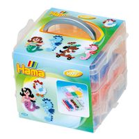 Hama Strijkkralenset in Sorteerbak, 6000st. - thumbnail