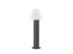 Sokkellamp Mistu donkergrijs met witte kap 74434-74428 faro