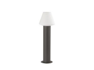 Sokkellamp Mistu donkergrijs met witte kap 74434-74428 faro
