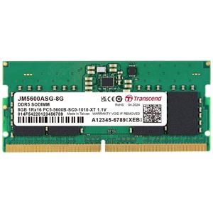 Transcend JM5600ASG-8G Werkgeheugenmodule voor PC Retail DDR5 8 GB 1 x 8 GB On-die ECC 5600 MHz 262-pins SO-DIMM JM5600ASG-8G