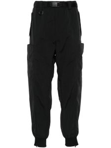 Y-3 pantalon de jogging à effet froissé - Noir