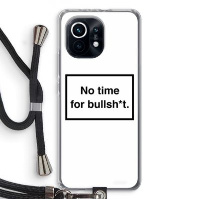 No time: Xiaomi Mi 11 Transparant Hoesje met koord