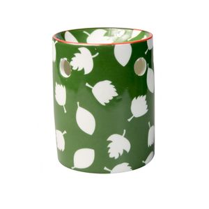 Scentchips® Regular Print Green White Leafs waxbrander geurbrander