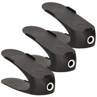 5x Stuks schoenenrekjes/plankjes voor 1 paar schoenen zwart 29,5 x 25 cm