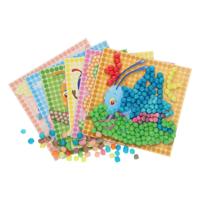 Playmais mosaic kaarten versieren insecten