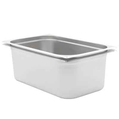 VidaXL Gastronormbakken 2 st gn 1/1 200 mm roestvrij staal