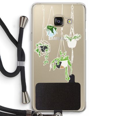Hang In There: Samsung Galaxy A3 (2016) Transparant Hoesje met koord