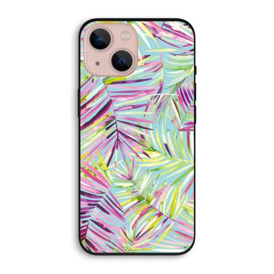 Tropical Palms Blue: iPhone 13 Biologisch afbreekbaar hoesje