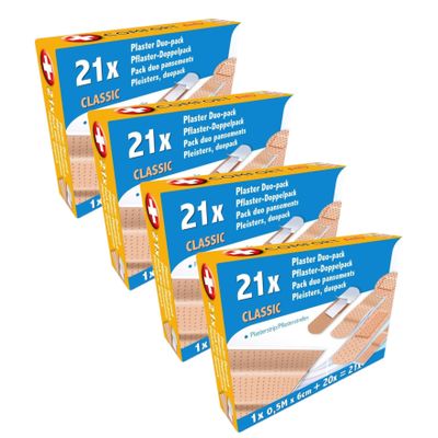 84x Pleisters set diverse soorten/maten