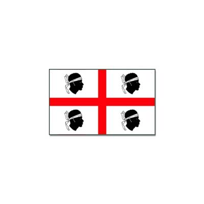 Vlag Sardinie - 90 x 150 cm - polyester - Italie - Sardijnse vlaggen - feestartikelen