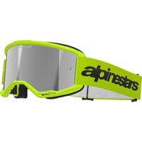 ALPINESTARS Vision 3 Wordmark Goggle, Crossbrillen, Geel Fluo-Spiegel Zilver ALPINESTARS Vision 3 Wordmark Goggle, Crossbrillen, Geel Fluo-Spiegel Zilver