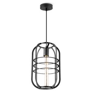 Hanglamp Nero - Zwart - 24x24x141cm