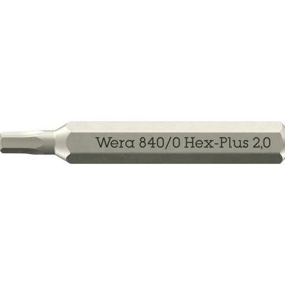 Wera 840 Micro Inbus-bit 2.0 mm 1 stuk(s)