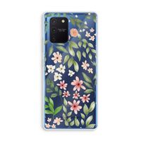 Botanical sweet flower heaven: Samsung Galaxy Note 10 Lite Transparant Hoesje