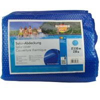 Summer Fun Zomerzwembadhoes solar rond 350 cm PE blauw - thumbnail