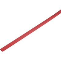 TRU COMPONENTS 1225444 Krimpkous zonder lijm Rood 1 mm 0.60 mm Krimpverhouding:2:1 per meter - thumbnail