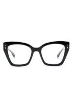 Isabel Marant Eyewear lunettes de vue à logo gravé - Noir