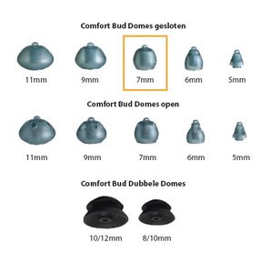 Starkey Comfort Bud Dome Closed - 7 mm