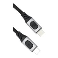 YANEC usb-c naar usb-c laad- en datakabel 1m nylon (100w)