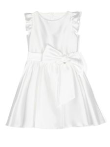 AMAYA robe à nœud oversize - Blanc