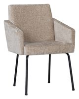 BePureHome Eetkamerstoel 'Mount' Chenille, kleur Naturel