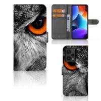 Xiaomi Redmi Note 12 Pro Plus | Telefoonhoesje | Met pasjeshouder | Uil