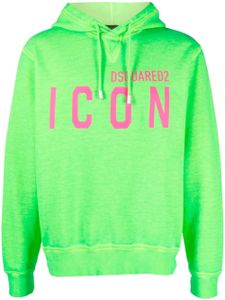 DSQUARED2 hoodie en jersey de coton - Vert