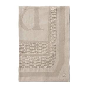 Rivièra Maison - Luxe Plaid F02 - Flax | White, Katoen 180x130 cm