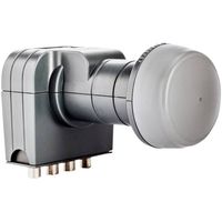 fuba DEK 407 Quattro-LNB Aantal gebruikers: 4 Feed-opname: 40 mm Grijs - thumbnail