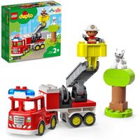 LEGO DUPLO - Brandweerwagen constructiespeelgoed 10969 - thumbnail