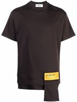 AMBUSH t-shirt à poche plaquée - Marron