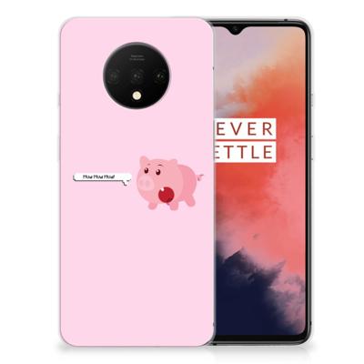 OnePlus 7T Telefoonhoesje met Naam Pig Mud OnePlus 7T Telefoonhoesje met Naam Pig Mud