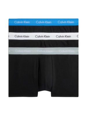 Calvin Klein - 3p Low R Trunk - Cotton Stretch - CAZ, Maat:S