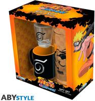 Naruto Shippuden - Mug & 2 Glasses Gift Set