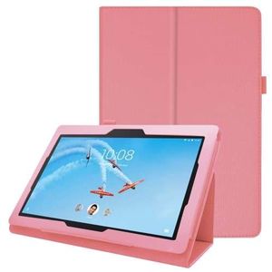 Bookcase Lenovo Tab E10 Lichtroze met Standaard