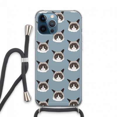 It's a Purrr Case: iPhone 13 Pro Max Transparant Hoesje met koord