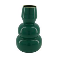 Dijk Natural Collections Vaas metaal groen ø16,8xh28,5cm