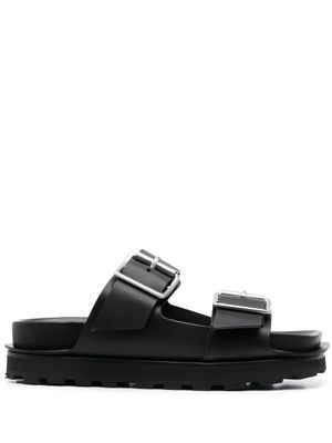 Jil Sander sandales à boucles - Noir