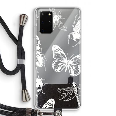 Tiny Bugs: Samsung Galaxy S20 Plus Transparant Hoesje met koord