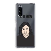 Let It Snow: Sony Xperia 5 Transparant Hoesje