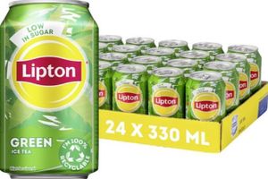 Lipton Lipton - Ice Tea Green Low Sugar 330ml 24 Blikjes