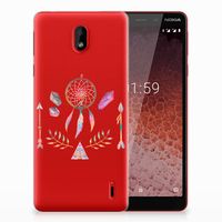 Nokia 1 Plus Telefoonhoesje met Naam Boho Dreamcatcher