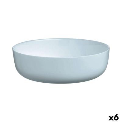 Saladekom Luminarc Diwali Paradise Blauw Glas 22 cm (6 Stuks)