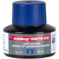 edding RBTK 25 (25 ml) navulinkt voor boardmarkers o.a. e-12 - kleur; blauw - potje - thumbnail