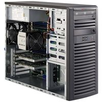 Supermicro SC732D4-903B Midi-tower PC-behuizing Zwart - thumbnail